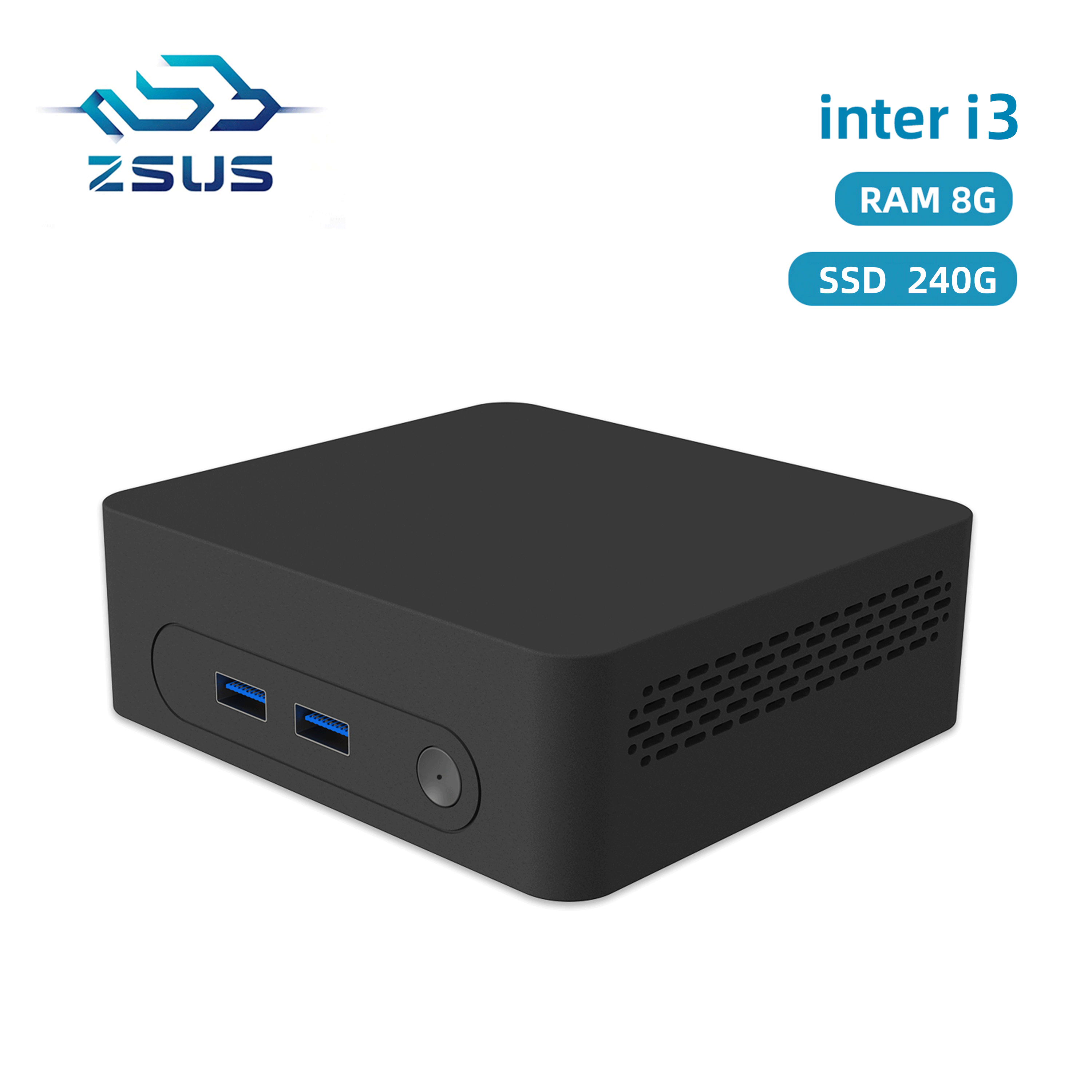 Pc Gaming I7 - ZSUS i3 i5 i7 Mini PC