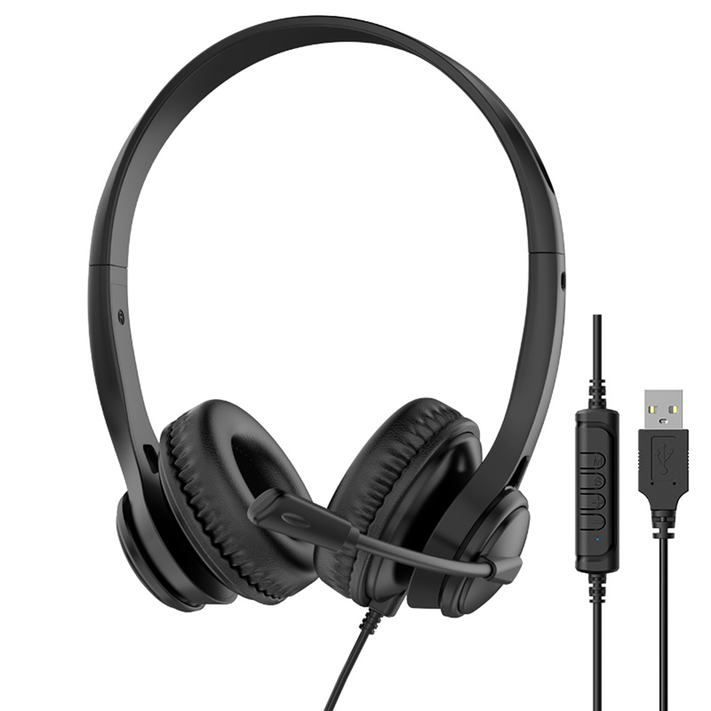 Pc Gaming Center - Kablolu USB Kulaklık Çağrı Merkezi Mikrofonlu