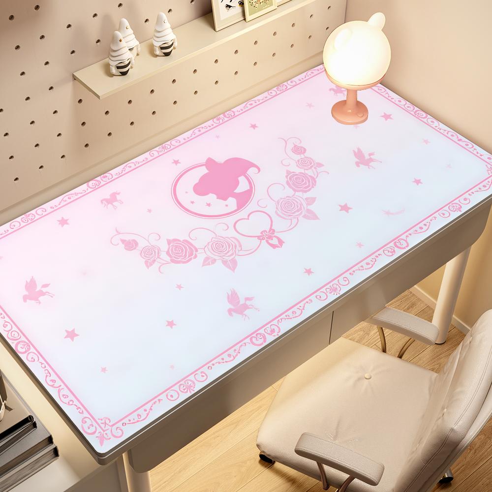 Pc Gaming Pink - Kawaii Anime Kız Pembe Mouse Pad