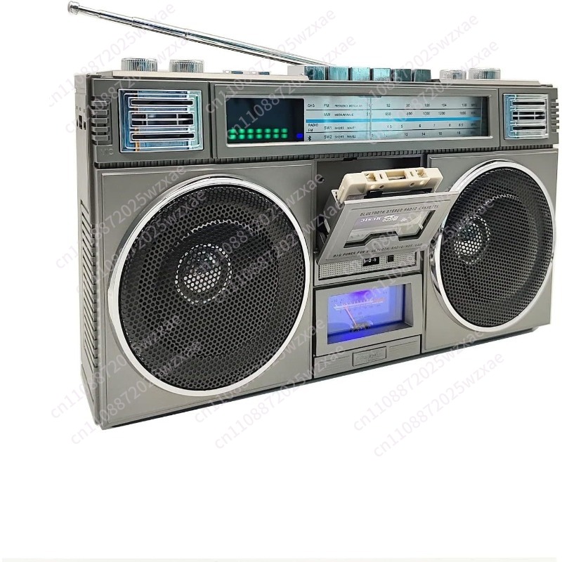 Sound Card Usb - Retro Bluetooth Hoparlör Stereo Subwoofer Takılabilir