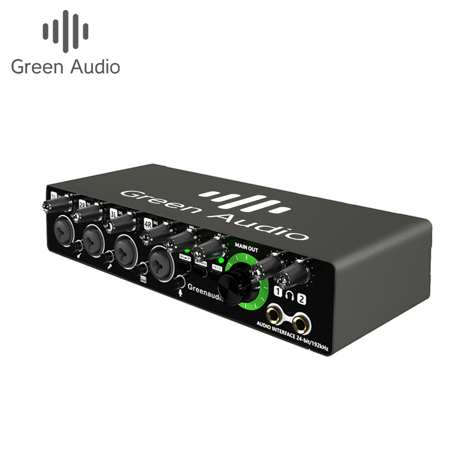 Sound Card Usb - GAX-MD44 Yeşil Ses USB Ses Kartı,