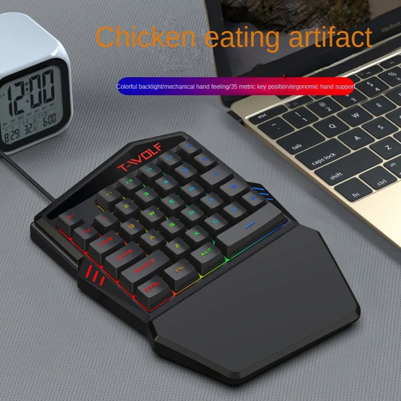 T-WOLF TF900 tek elle klavye t - Pc Gaming Kit incelemesi ve fiyatı