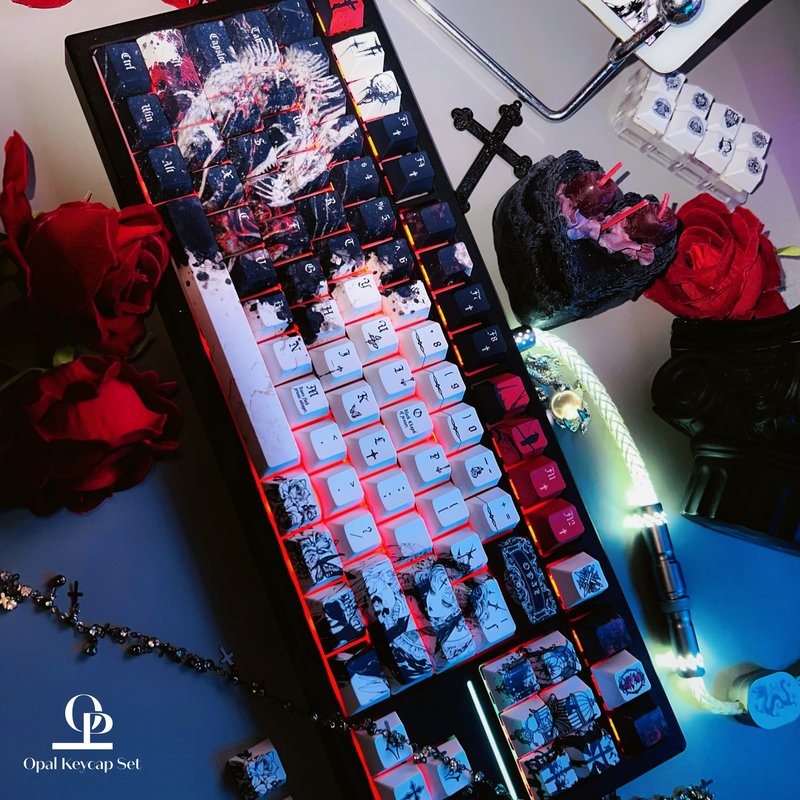 Siyah Beyaz Tema Klavye Tuşlar - Pc Gaming White incelemesi ve fiyatı