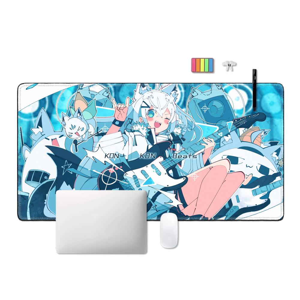Shirakami Fubuki Mouse Pad Diz - Pc Gaming White incelemesi ve fiyatı