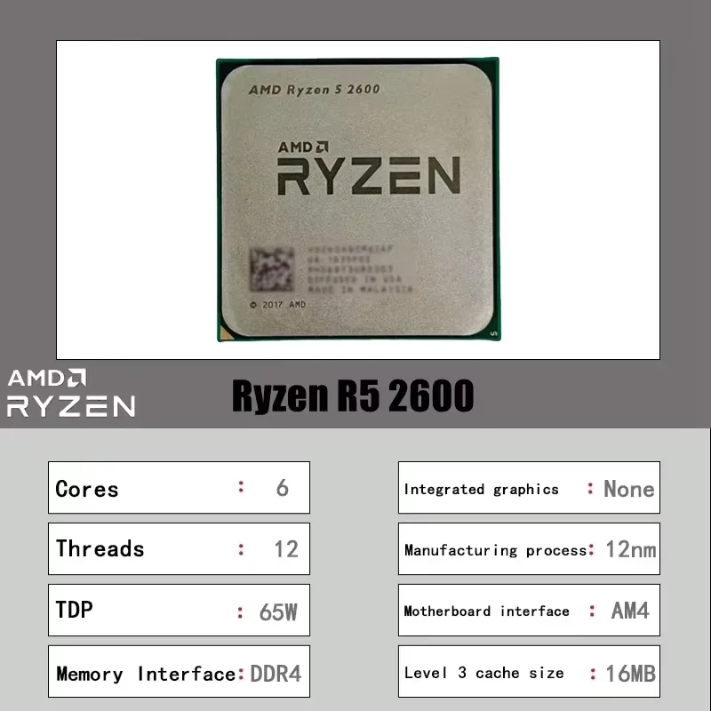 AMD Ryzen 5 2600 Giriş Seviyes - Pc Gaming Entry Level incelemesi ve fiyatı