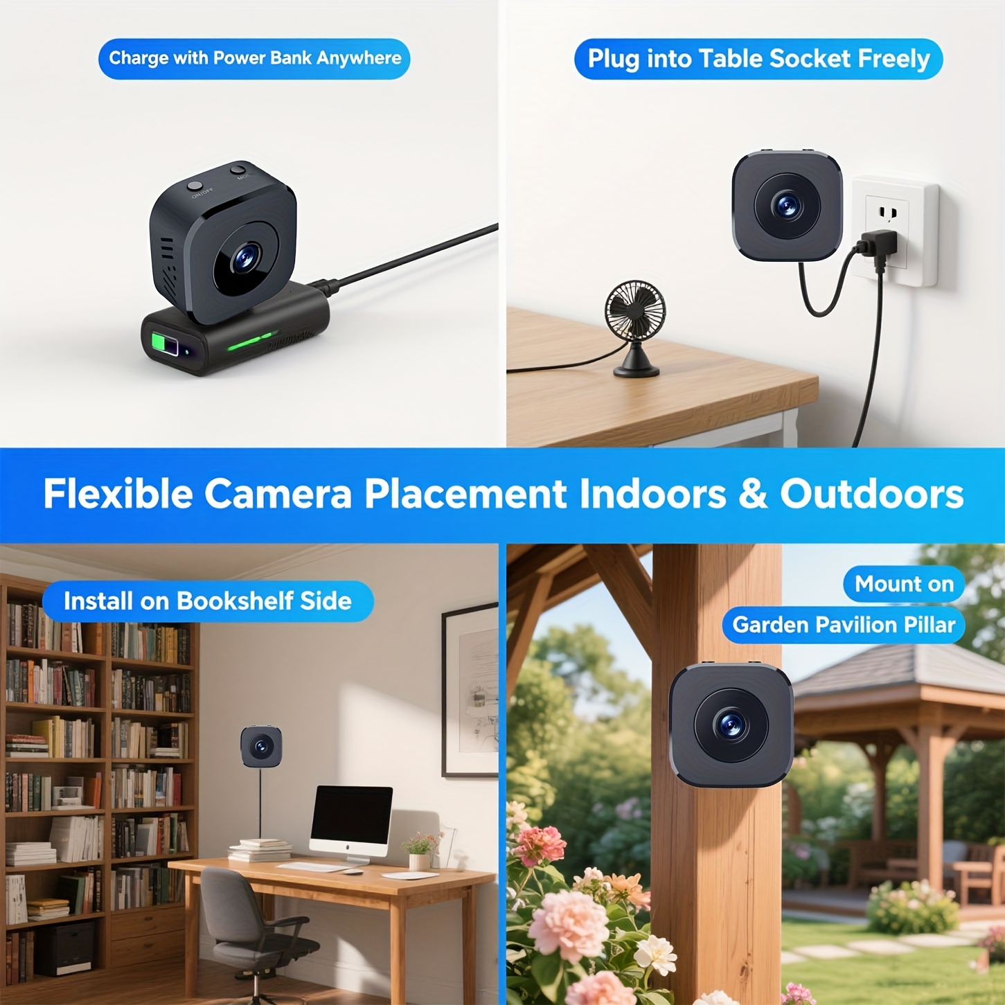 1080P HD Mini WiFi Kamera Kapa - Sound Card Usb incelemesi ve fiyatı